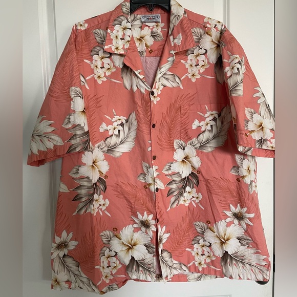 Pacific Legend Shirt Mens 2XL Hawaiian Aloha Cotton Floral Made USA Resort Beach - Picture 14 of 16